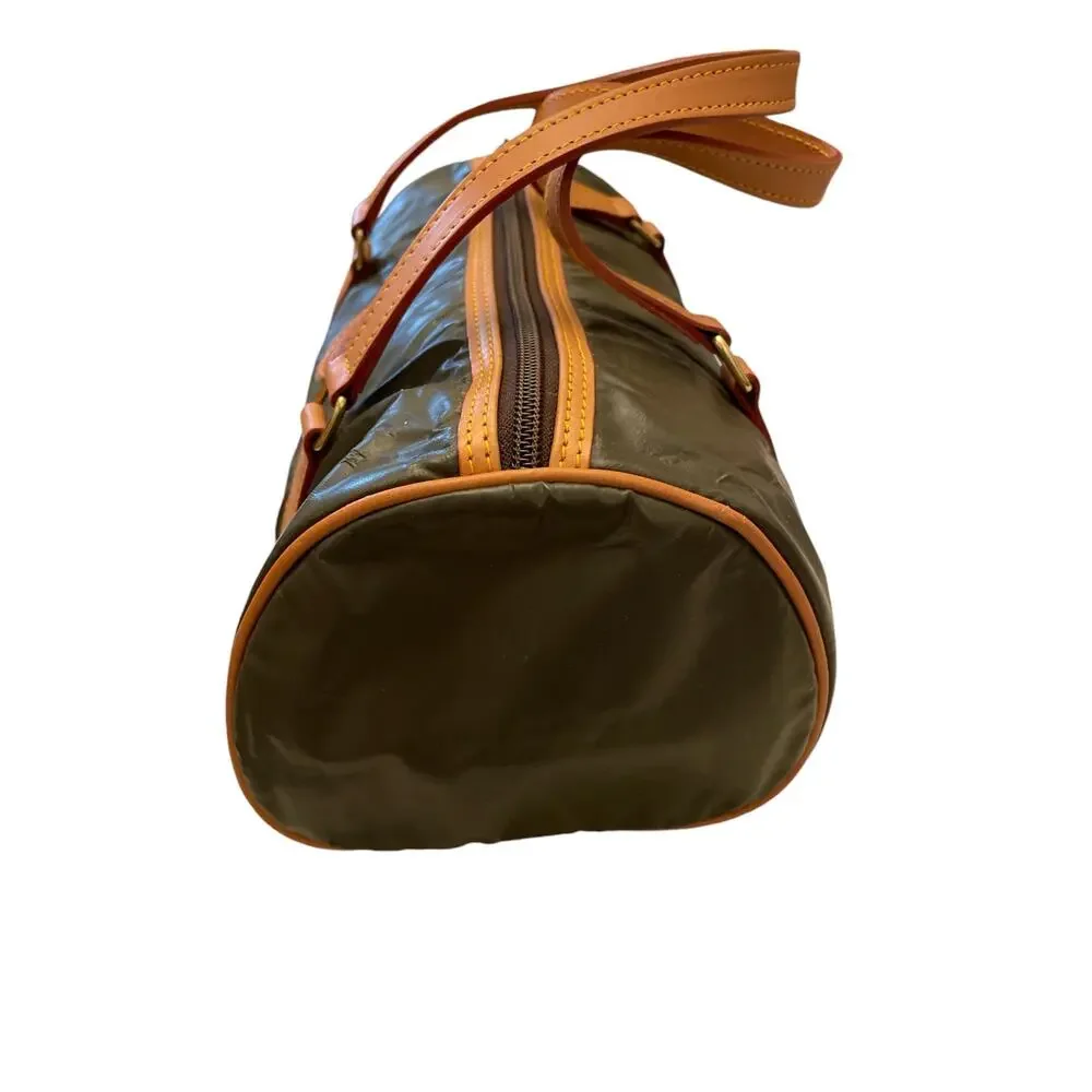 Hunting World Hunter Green Satchel Bagette RARE Bag
